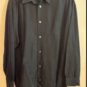 Elegant Black Long-Sleeve Shirt